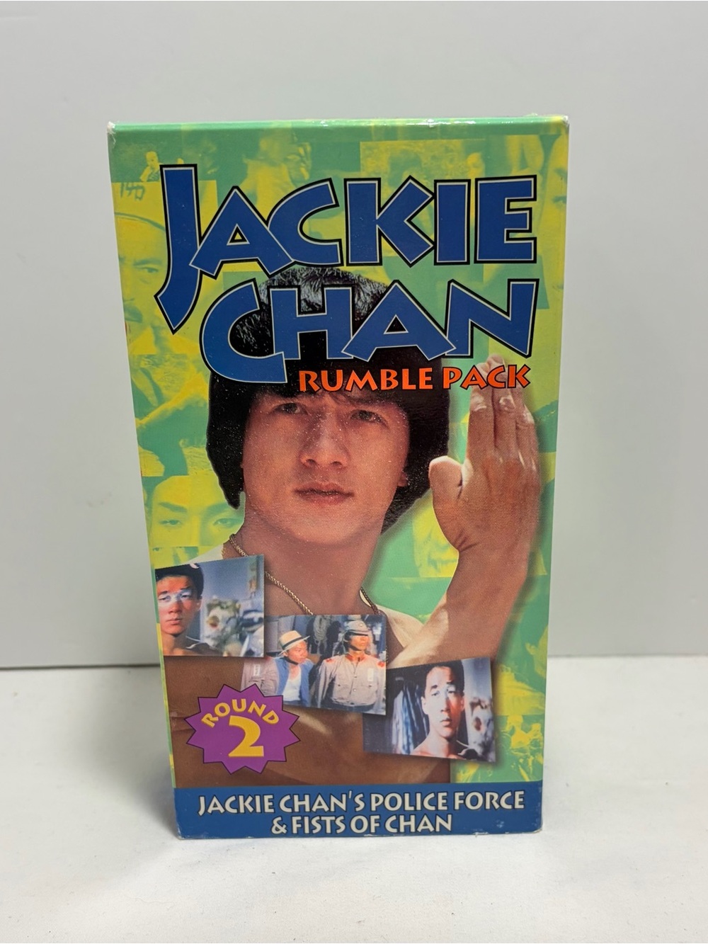 Vintage Jackie Chan Rumble Pack Round 2 double-Movie VHS Box Set